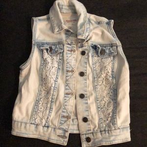 Jean jacket vest